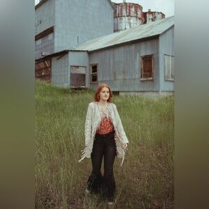 Black ultra flare jeans!